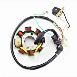 ESTATOR BAJAJ DISCOVER ST 125 14-24, 8 BOBINAS CARGA, 1 BOBINA ENCENDIDO