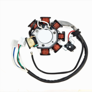 ESTATOR YAMAHA YBR125 MODELO NUEVO, 6 BOBINAS CARGA, 1 BOBINA ENCENDIDO