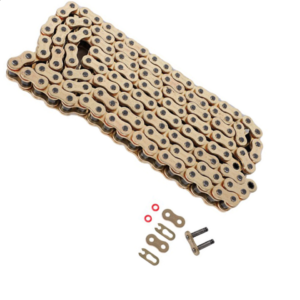 CADENA PARA MOTO REFORZADA 428H X 136L GOLD O-RING