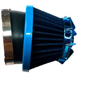 FILTRO DE AIRE CONICO CORTO 35, 42, 48MM AZUL