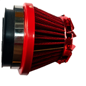 FILTRO DE AIRE CONICO CORTO 35, 42, 48MM ROJO