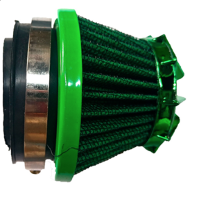 FILTRO DE AIRE CONICO CORTO 35, 42, 48MM VERDE