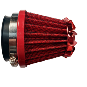 FILTRO DE AIRE CONICO ALTO 35, 42, 48MM ROJO