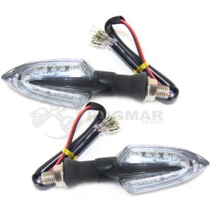 PAR DE DIRECCIONALES 12V 15 LEDS MINI FLECHA UNIVERSALES