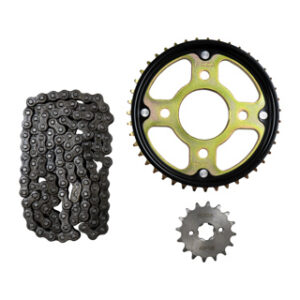 KIT DE TRACCIÓN (C/CADENA) 43T/16T CADENA 428H X 120L HONDA GL150 CARGO 14-22