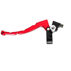 MANIJA DE CLUTCH (EMBRAGUE) IZQUIERDA SOLA DECORATIVA UNIVERSAL IR-0560 ROJO