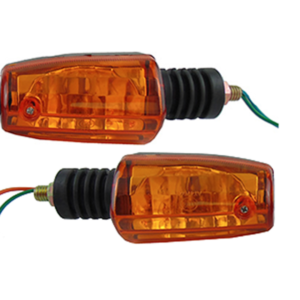 PAR DE DIRECCIONALES HONDA CG125, ITALIKA FT125, FT110 COLOR AMARILLO