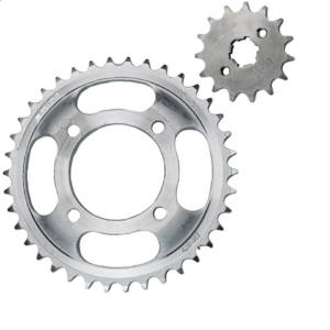 KIT DE ENGRANES (SPROCKET) MASUDA ACERO 1045 428-38T/15T ITALIKA FT125, FT125 CL, FT125 E, FT125 SPORT, FT125 TS, XFT125