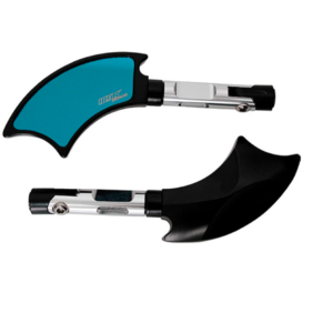 ESPEJOS UNIVERSALES IRON RACING HACHA PLATA