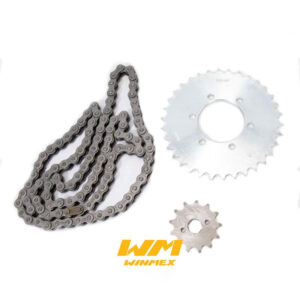 KIT DE TRACCIÓN (C/CADENA) 45T/15T CADENA 520 ITALIKA 250Z