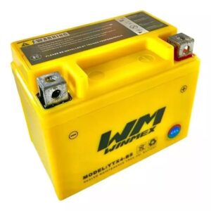 BATERIA GEL YXT4-BS COLOR AMARILLO CARGO 125