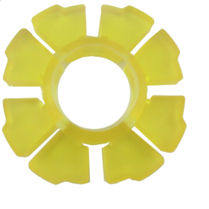 JUEGO DE GOMAS DE SPROCK (MAZA) SUZUKI AX100 AMARILLO TRANSPARENTE