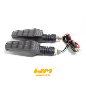 PAR DE DIRECCIONALES LED SECUENCIALES DLC-07 COLOR BLANCO UNIVERSALES