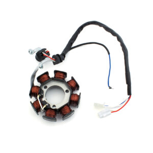 ESTATOR YAMAHA YBR125 07-11, KINTARO 125 CORRIENTE CONTINUA, YB125 05-11, 8 BOBINAS